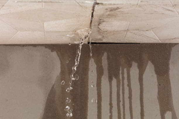 Professional Burst Pipe Cleanup technician working in Hood, VA